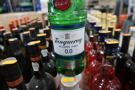 3 fl. Gin MALFY GIN ROSA / TANQUERAY ALCOHOL FREE