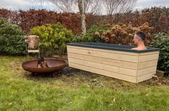 Vildmarksbad med Gasvandsvarmer