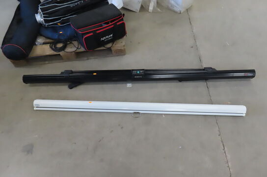 2 stk. Projektorlærred