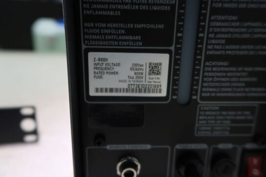 Røgmaskine ANTARI Z-800II