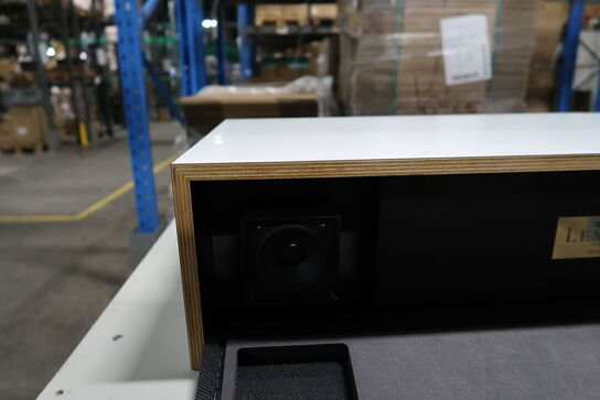 Soundbar/Lydmøbel LEMUS Piano V2 - Polar White