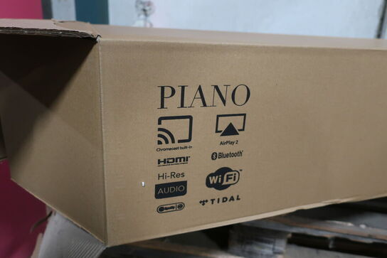 Soundbar/Lydmøbel LEMUS Piano V2 - Light Greige