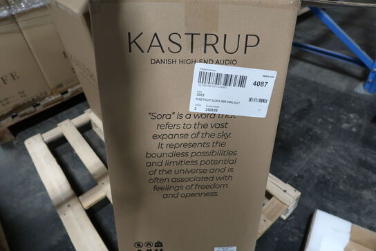 2 stk. (1 sæt) Højttalere KASTRUP Sora 800 Walnut