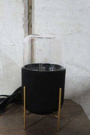 Pendel/bordlampe med indbygget højttaler LEMUS Life Black