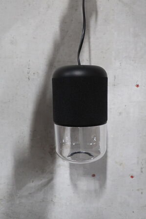 Pendel/bordlampe med indbygget højttaler LEMUS Life Black