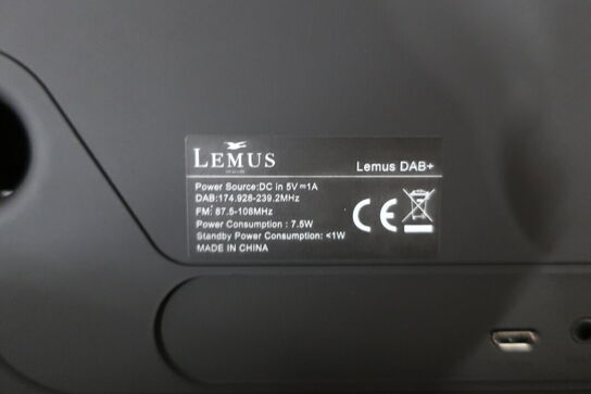 DAB radio LEMUS DAB+ 2.0