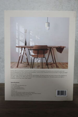 Pendel/bordlampe med indbygget højttaler LEMUS Life Beige