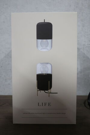 Pendel/bordlampe med indbygget højttaler LEMUS Life Black