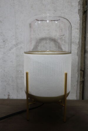 Pendel/bordlampe med indbygget højttaler LEMUS Life Beige