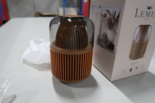Højttaler/bordlampe LEMUS Nova Oak