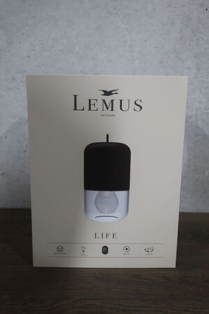 Pendel/bordlampe med indbygget højttaler LEMUS Life Black