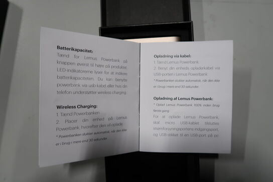 Powerbank 8000 mah LEMUS Gold