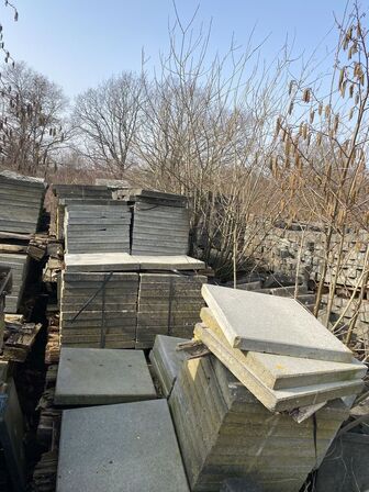 Stort parti fliser, assorterede