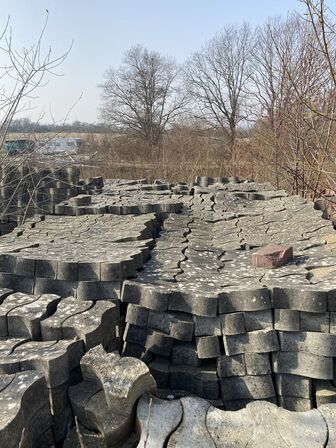 Stort parti belægningssten