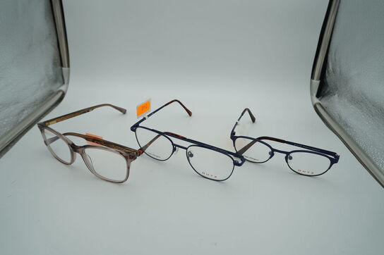 3 brillestel: 1 EINSTOFFEN og 2 DUTZ 