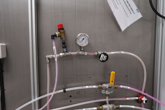 Teststation Rhodamine B Dye Test