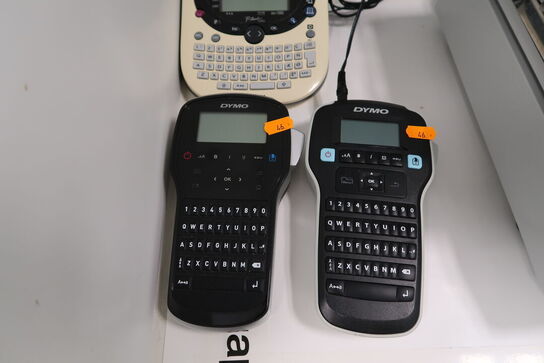 3 stk. labelprintere DYMO, BROTHER