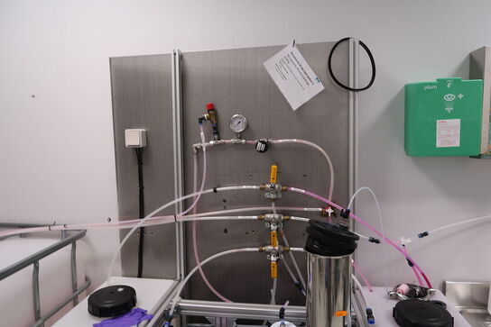 Teststation Rhodamine B Dye Test