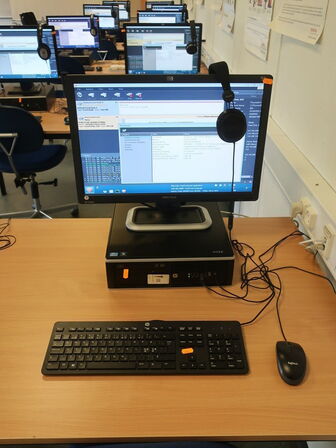 HP 22" skærm m. tastatur L2208w (PC medfølger ikke)