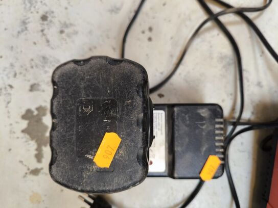 Lader til ABC-6 batterier, inkl. 1 batteri