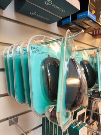 6 stk. LOGITECH M100 mus (ubrugt)