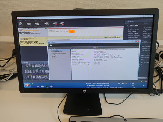 HP 23" skærm Elitedisplay E231 (PC medfølger ikke)
