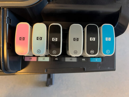 Storformatprinter HP Designjet Z2100 inkl. ekstra blækttanke