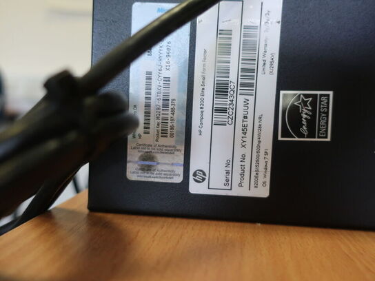 HP 22" skærm m. tastatur L2208w (PC medfølger ikke)