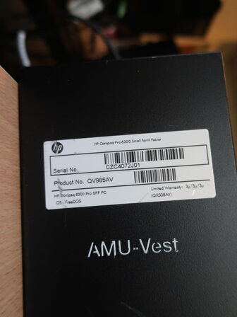 HP 22" skærm m. tastatur L2208w (PC medfølger ikke)