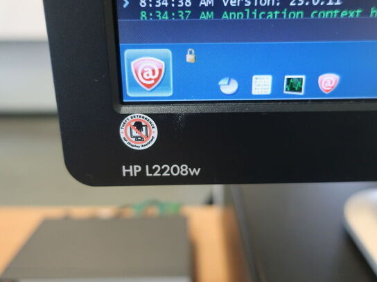 HP 22" skærm m. tastatur L2208w (PC medfølger ikke)