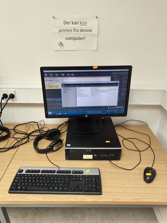 Skærm 22" m. tastatur HP L2206w (PC medfølger ikke)