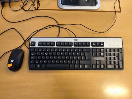 Skærm 22" m. tastatur HP L2206w (PC medfølger ikke)