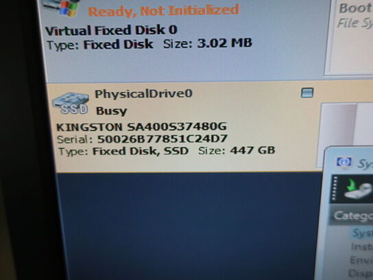 HP 22" skærm m. tastatur L2208w (PC medfølger ikke)