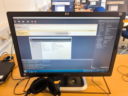 Skærm 22" m. tastatur HP L2206w (PC medfølger ikke)