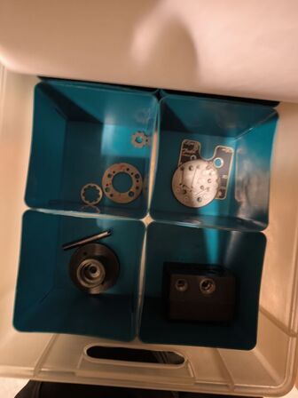 Blandet dele til måleudstyr