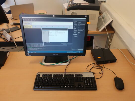 HP 22" skærm m. tastatur L2208w (PC medfølger ikke)