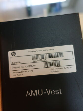 HP 22" skærm m. tastatur L2208w (PC medfølger ikke)