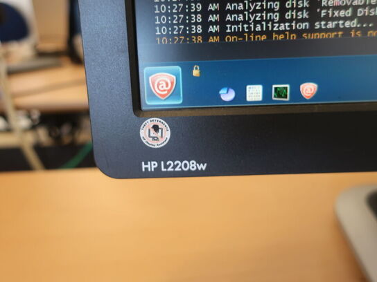 HP 22" skærm m. tastatur L2208w (PC medfølger ikke)