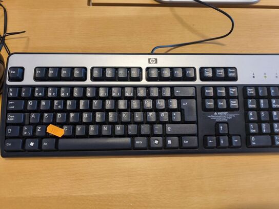 Skærm 22" m. tastatur HP L2206w (PC medfølger ikke)