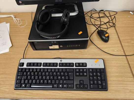 Skærm 22" m. tastatur HP L2206w (PC medfølger ikke)