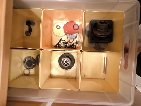 Blandet dele til måleudstyr