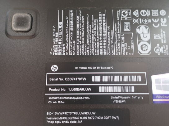 Skærm 22" m. tastatur HP L2206w (PC medfølger ikke)