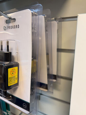 3 stk. PROKORD USB (micro) 3A opladere (ubrugt)