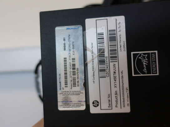 HP 22" skærm m. tastatur L2208w (PC medfølger ikke)