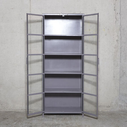 Nyt Vitrineskab RAW perlepurple