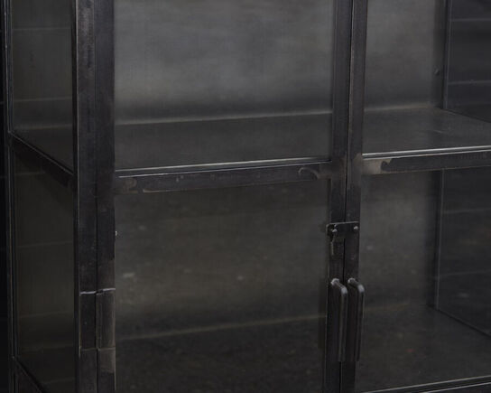 Nyt Vitrineskab RAW oxideret jern