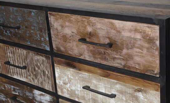 Ny COLOR kommode med 6 skuffer