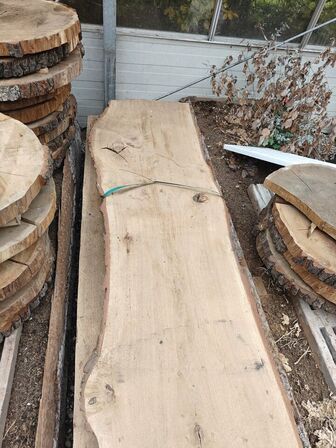 1 stk. Egetræsplanke str. 315 x 66 x 5,5