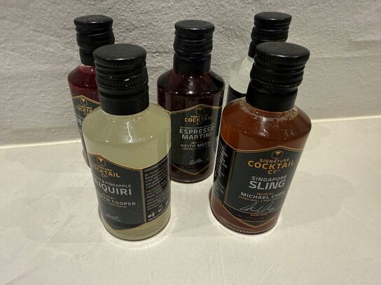 120 stk. Færdigblandet cocktails - Signature cocktails