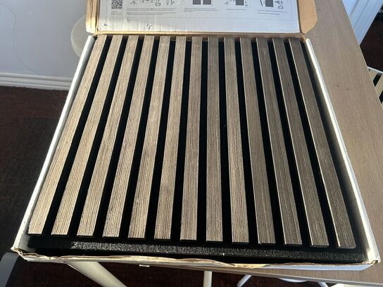 Akustikpanel 12stk (6 pakker) SMOKED OAK 52x52cm